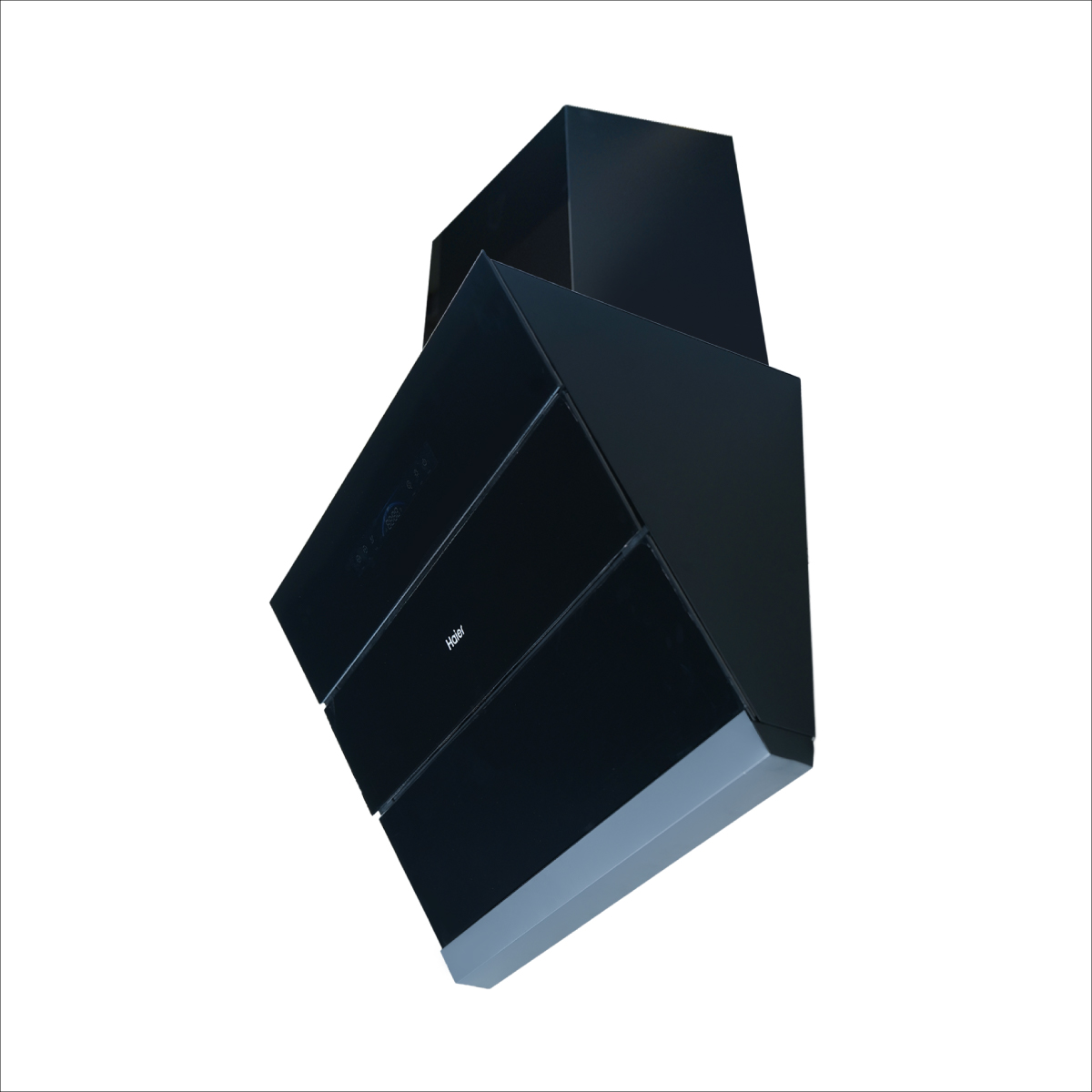 Haier 1500 m&sup3;h Suction Power Heat Auto Clean Filterless Black Chimney